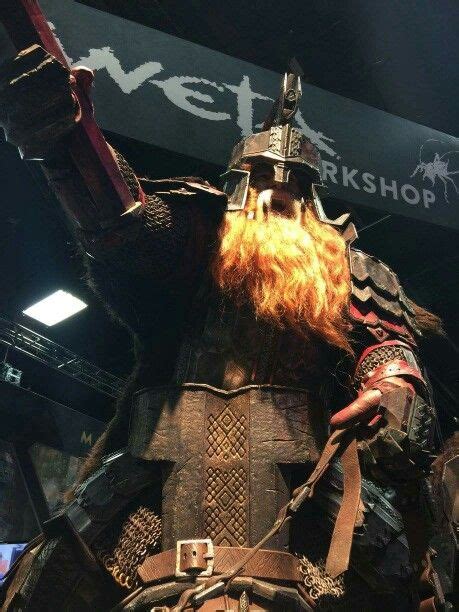 Dain Ironfoot. Weta Display at SDCC. Photo by Barry B. Grimm Hammers ...