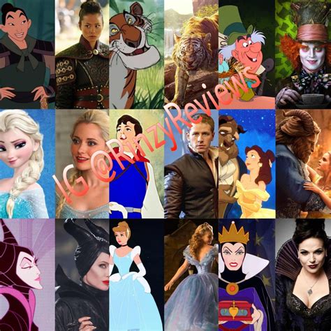 Top Ten Disney Live-Action Characters | Rinzy Reviews