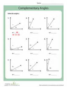 Complementary Angles | Worksheet | Education.com | Complementary angles, Angles worksheet ...