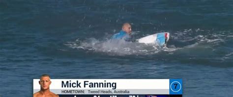 Surfer Mick Fanning on Seeing Shark in First Return to the Water - ABC News