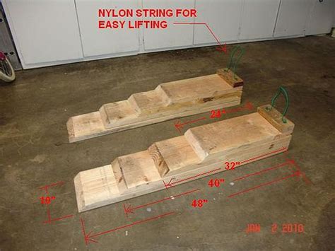 Make your own oil change ramps for $15 - RedFlagDeals.com | Diy car ...