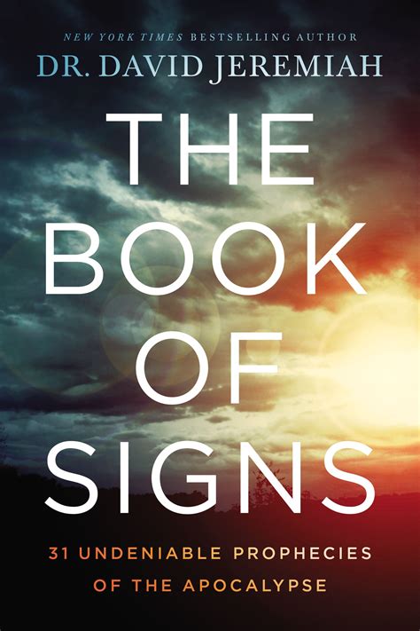 The Book of Signs by Dr. David Jeremiah | Free Delivery at Eden | 9780785229551