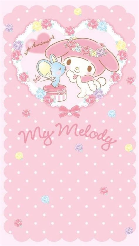 My melody pink | My melody wallpaper, Hello kitty wallpaper, Melody ...