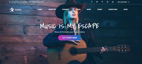 15+ Best Music Website Templates For Musicians, Portfolio [2021]