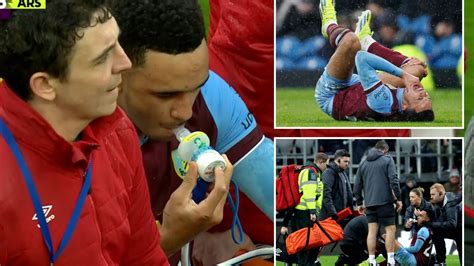 Arsenal clash vs Burnley delayed after horror injury as Aaron Ramsey is ...