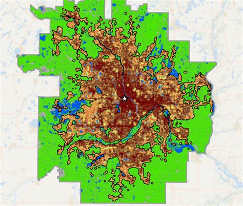 Map Monday: Twin Cities Land Use 2014, using Global Urban Atlas Measures | streets.mn