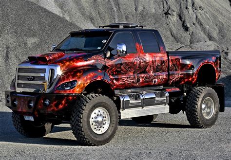 Custom 2007 Ford F650 4x4 | Ford f650, Custom pickup trucks, Super cars