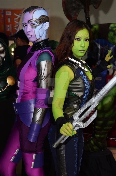 Nebula and Gamora by izabelcortez on DeviantArt