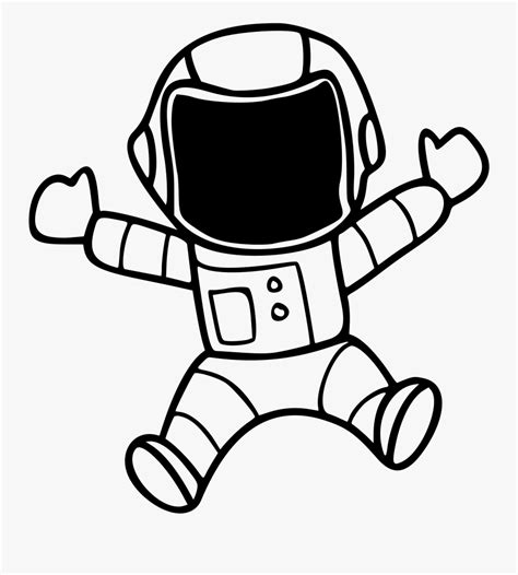 Astronaut Space Suit Outer Space Line Art Spaceman - Space Suit Clip ...