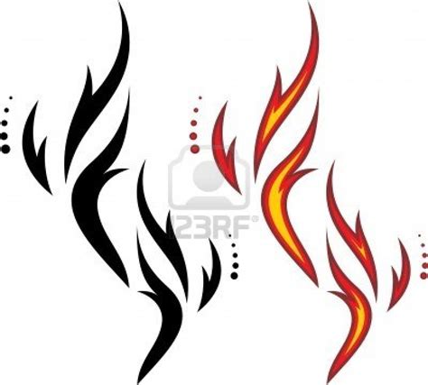 Flame Line Drawing | Free download on ClipArtMag