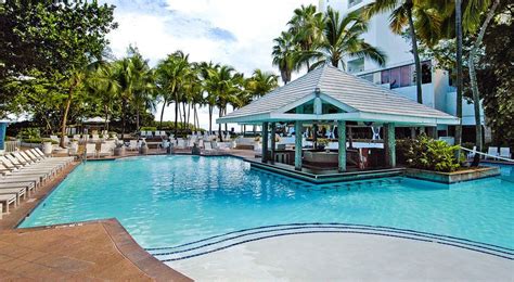 Pool bar at The Condado Plaza Hilton in Puerto Rico #travel | Caribbean hotels, Cool pools, Hotel