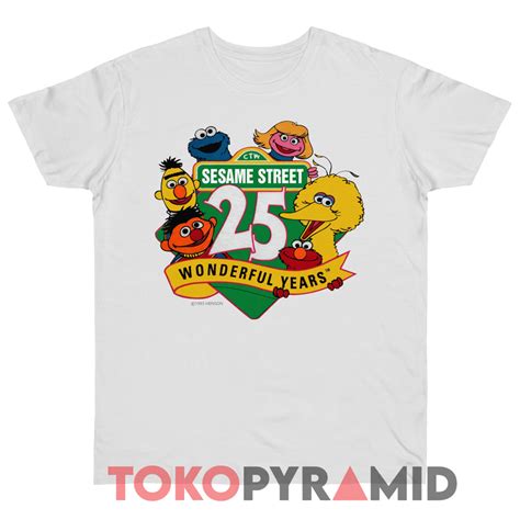 Sesame Street 25th Anniversary Shirt - TokoPyramid