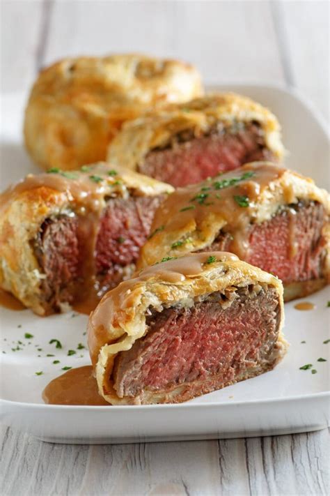 Beef Wellingtons with Gorgonzola and Madeira Wine Sauce - Recipe Girl