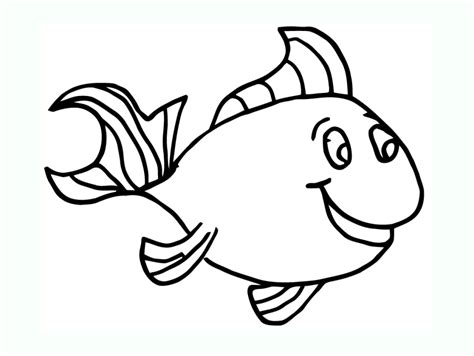 Fish coloring page to print - Fish Coloring Pages for Kids