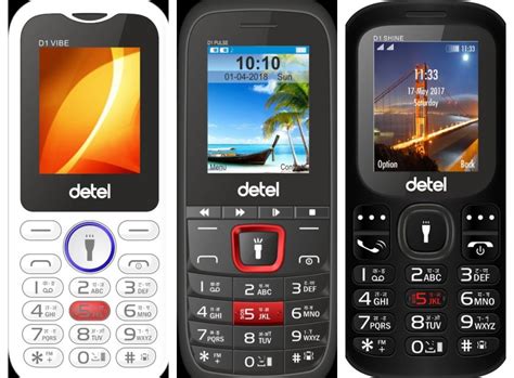 Feature phones under Rs. 1000 from Detel