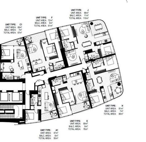 Coast Residences Floor Plan - floorplans.click