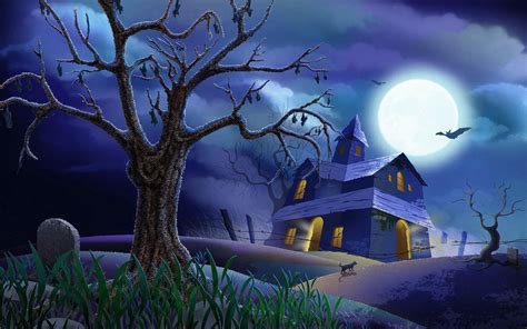 3D Animated Halloween Desktop Wallpaper - WallpaperSafari