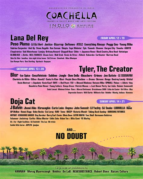 Coachella Announces 2024 Lineup ⋆ The latest kpop news and music ...