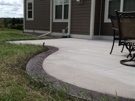 Colored Cement Patio By Using Concrete Stained Stamping Or A, Pad Backyard Ideas DIY In 8 Easy ...