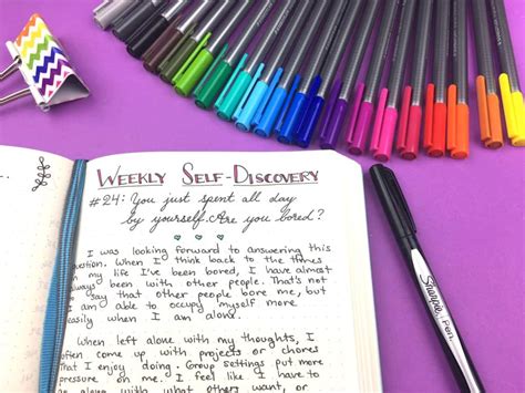 52 Weeks of Self-Discovery Prompts for Your Bullet Journal | Page Flutter