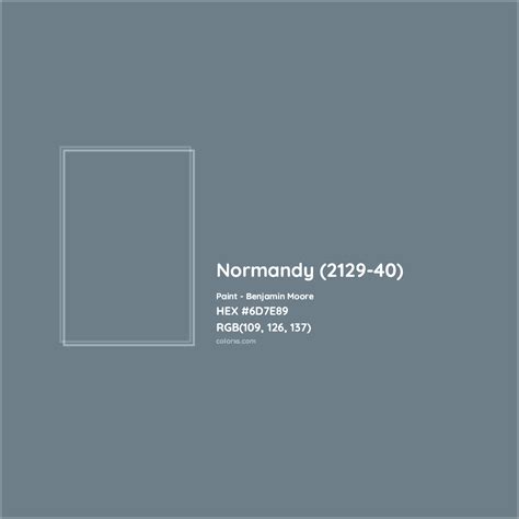 Benjamin Moore Normandy (2129-40) Paint color codes, similar paints and ...