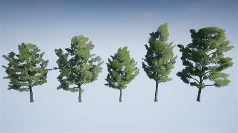 Realistic Trees 1 in Props - UE Marketplace