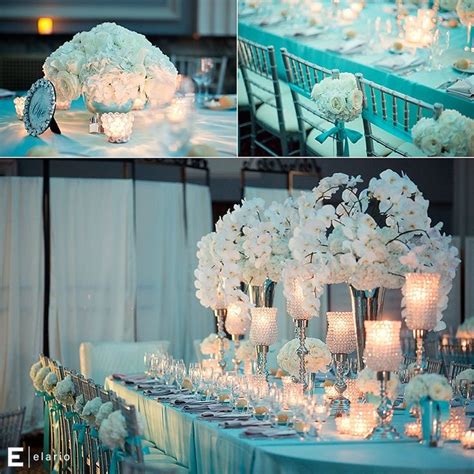 followpics.co in 2022 | Tiffany blue wedding theme, Blue themed wedding, White orchid centerpiece