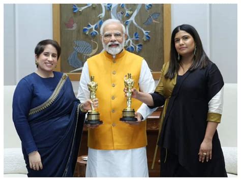 PM Narendra Modi Meets Oscar Winners Guneet Monga And Kartiki Gonsalves: 'They Have Made India ...