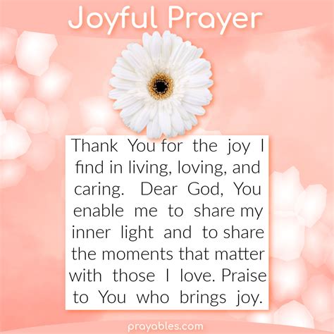 Prayer: Bring Joy - Prayables