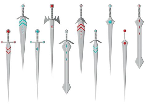 sword clipart illustration 9714159 Vector Art at Vecteezy