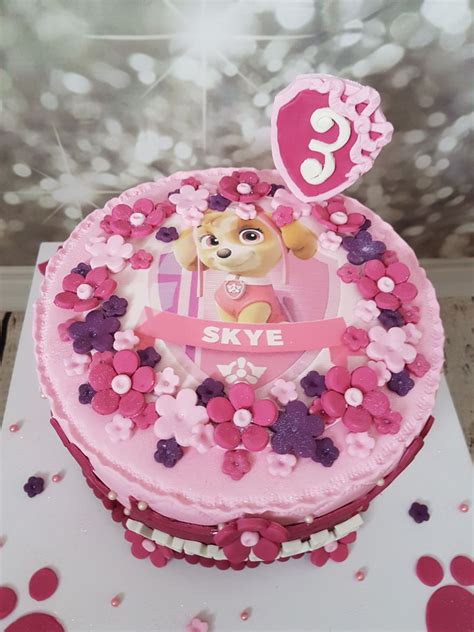 Paw Patrol Skye Cake - CakeCentral.com