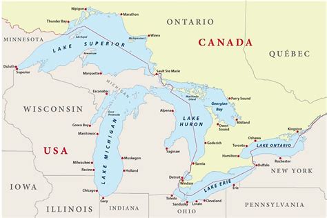 The Eight US States Located in the Great Lakes Region | Great lakes, Great lakes region, Lake