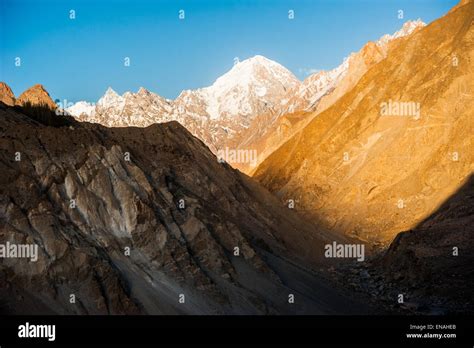 Sunrise over mountain peak Stock Photo - Alamy