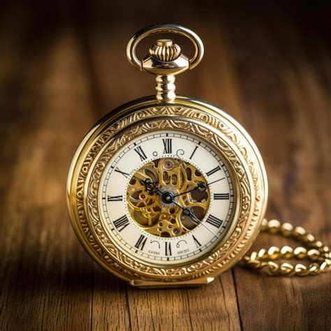 Premium AI Image | Antique pocket watch