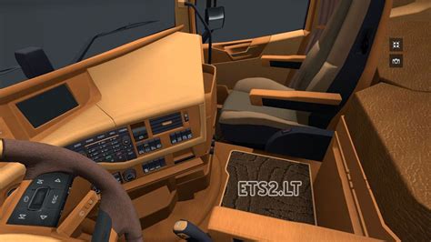 Volvo FH 2012 Wood and Leather Interior | ETS 2 mods