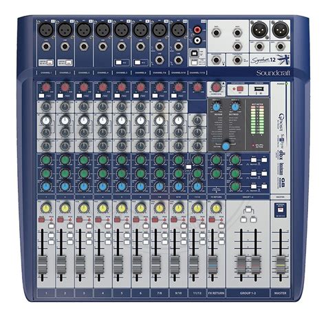 Consola Analogica Soundcraft Signature 12 12 Canales | LAPUASANMIGUEL