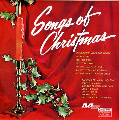 Music City Choir. Songs of Christmas (MS531) - Christmas Vinyl Record LP Albums on CD and MP3