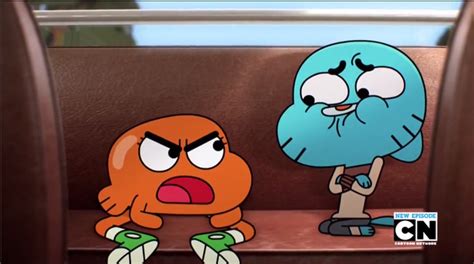 Image - Darwin and Gumball on the bus in the episode The Mirror.PNG | The Amazing World of ...