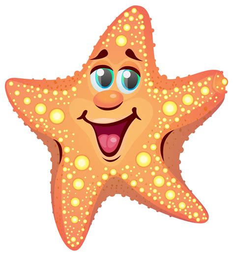 Cartoon Starfish PNG Clipart Image - ClipArt Best - ClipArt Best | Cartoon starfish, Starfish ...