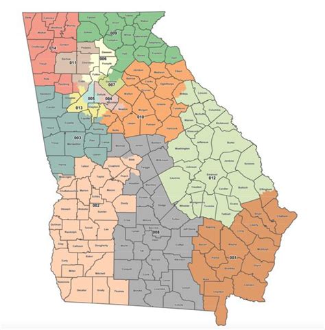 Georgia Congressional Redistricting Map approved by Georgia General ...