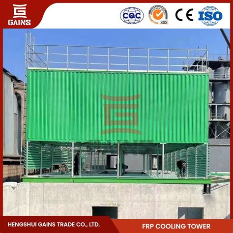 Gains Industrial Water Cooling Tower Fabricators FRP Industrial Cooling Tower China Square ...