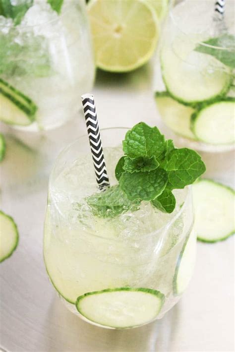 Cucumber-Mint Sparkler- Domesticate ME!