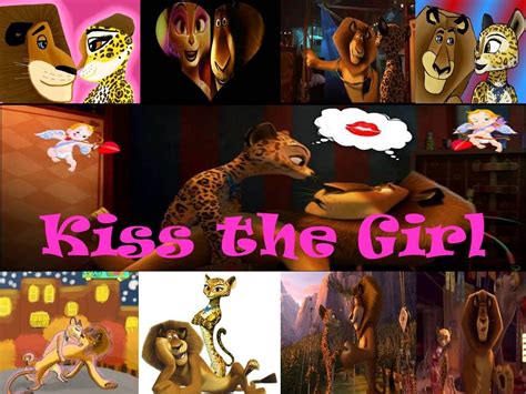 Madagascar 3 Gia And Alex Kiss