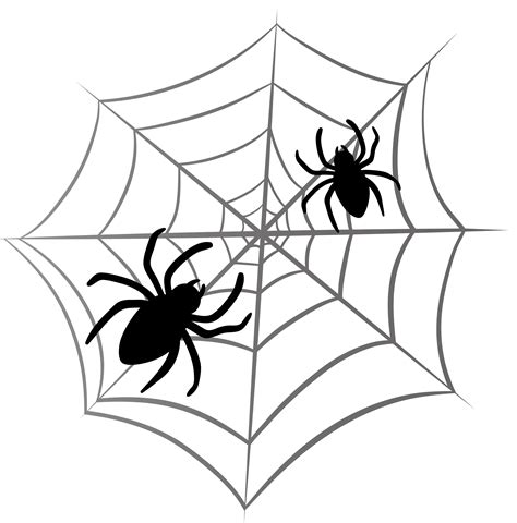 Halloween Spider Web drawing free image download