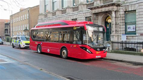 New Electric Buses On London Bus Route 100 - YouTube