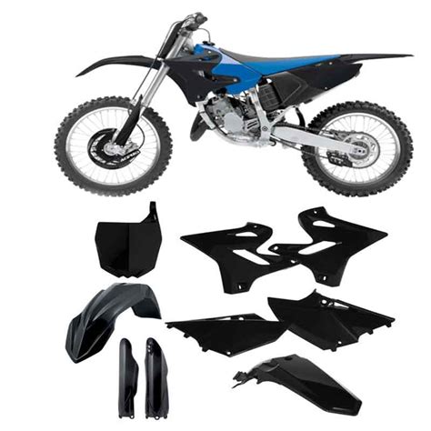 Acerbis Full Plastic Kit Yamaha YZ125/250:15-19, YZ250X:16-19 original '15-18 Black - MX1 Canada