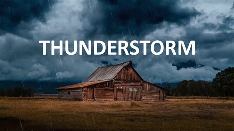 Thunderstorm | 10 HOURS | Soothing, Sleep, Stress, ASMR, Study, White ...