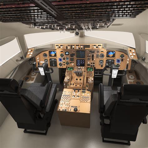 3D boeing 757-200 cockpit 757 model - TurboSquid 1487217