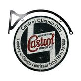 MASSIVE Castrol Motor Oil Rustic Metal Bar Wall Sign Man Cave Garage W – A Man & His Cave