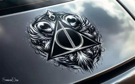 Deathly Hallows Symbol Car Sticker: Elder Wand!